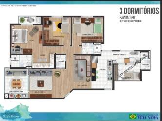 Apartamento, 3 quartos, 125 m² - Foto 2
